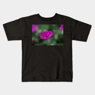 Purple Flower Kids T-Shirt